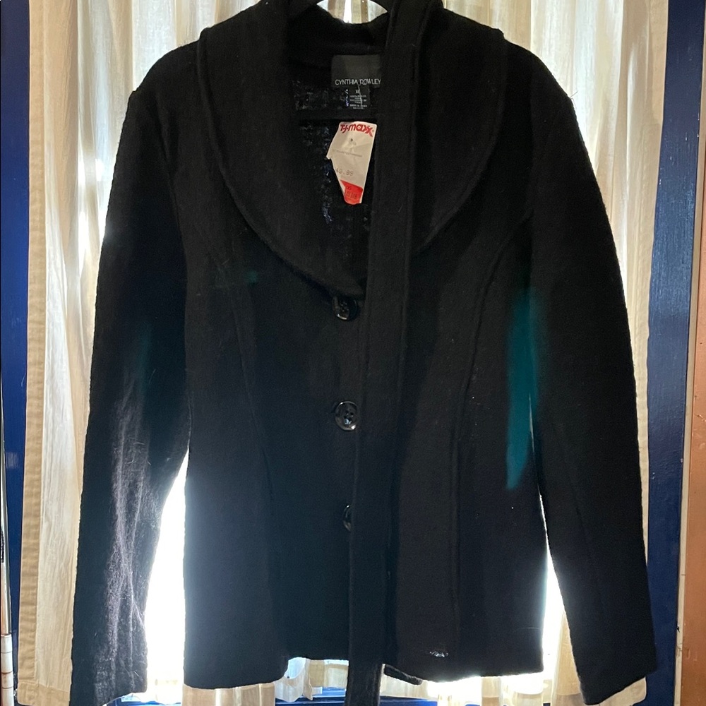 Cynthia Rowley Black Women's Blazer with Sash